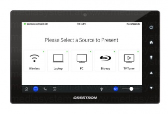 Crestron TSW-760-B-S 7 in. Touch Screen, Black Smooth