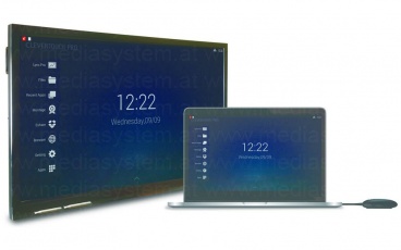 Clevertouch PRO LUX 86' Multitouch Display 4K LED - 20 Punkt Touch, Android 6.0, 2x Clevershare