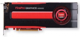 AMD FirePro W9000 6GB GDDR5 6x Mini DisplayPort, bulk